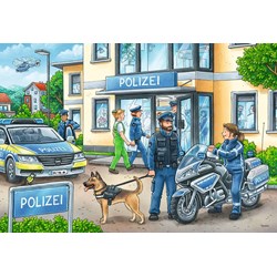 Ravensburger (05031) - "Police at Work" - 24 brikker puslespil