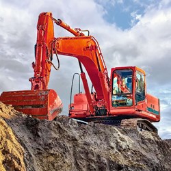 Ravensburger (05032) - "Arbejdsmaskiner" - 49 brikker puslespil