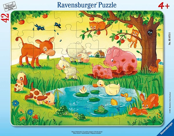Ravensburger (05075) - "Small animals" - 48 brikker puslespil