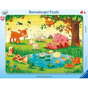 Ravensburger (05075) - "Small animals" - 48 brikker puslespil