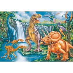 Ravensburger (05541) - "Dino Falls" - 24 brikker puslespil
