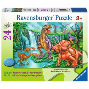 Ravensburger (05541) - "Dino Falls" - 24 brikker puslespil