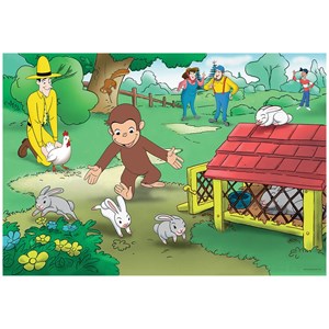 Ravensburger (05549) - "Curious George, Fun Giant" - 24 brikker puslespil