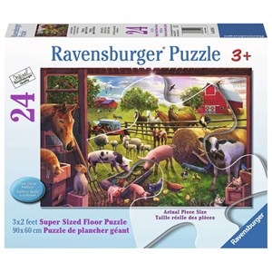Ravensburger (05558) - "Animals of Bells Farm" - 24 brikker puslespil