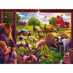 Ravensburger (05558) - "Animals of Bells Farm" - 24 brikker puslespil
