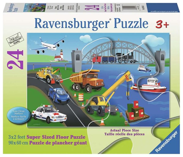 Ravensburger (05561) - "A Day On The Job" - 24 brikker puslespil