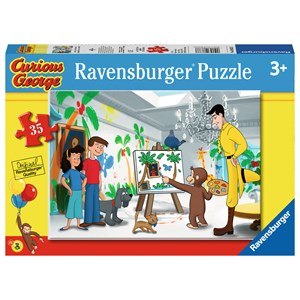 Ravensburger (08633) - "Look Curious George!" - 35 brikker puslespil