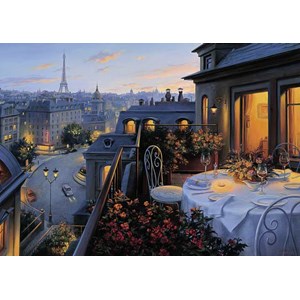 Ravensburger (19410) - "Paris Balcony" - 1000 brikker puslespil