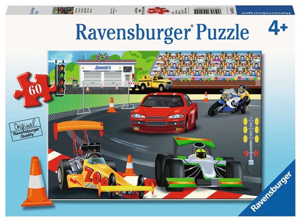 Ravensburger (09515) - "Day at The Races" - 60 brikker puslespil