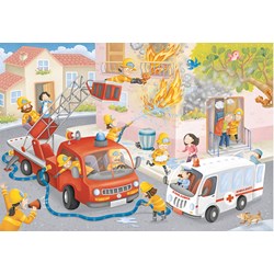 Ravensburger (09641) - "Firefighter Rescue!" - 60 brikker puslespil