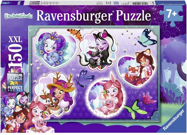 Ravensburger (10054) - "Enchantimals" - 150 brikker puslespil