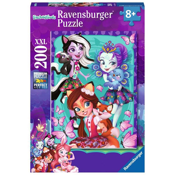Ravensburger (12602) - "Enchantimals" - 200 brikker puslespil