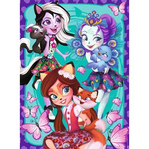 Ravensburger (12602) - "Enchantimals" - 200 brikker puslespil