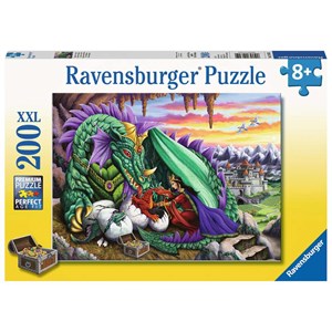 Ravensburger (12655) - "Queen of Dragons" - 200 brikker puslespil