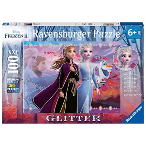 Ravensburger (12868) - "Disney Frozen 2, Strong Sisters" - 100 brikker puslespil