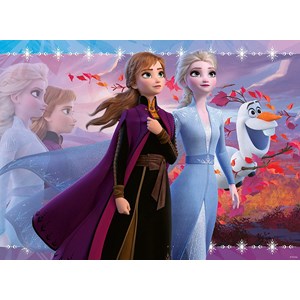Ravensburger (12868) - "Disney Frozen 2, Strong Sisters" - 100 brikker puslespil