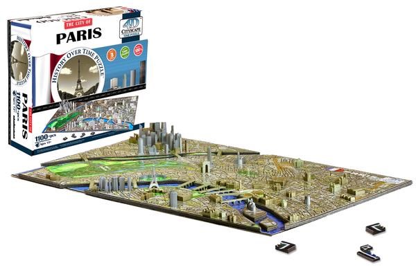 4D Cityscape (40028) - "Paris" - 1100 brikker puslespil
