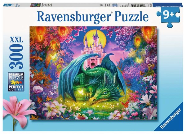 Ravensburger (13258) - "Forest Dragon" - 300 brikker puslespil