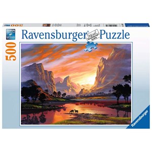 Ravensburger (14833) - "Tranquil Sunset" - 500 brikker puslespil