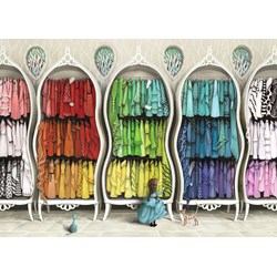 Ravensburger (14996) - "Fantastic Fashionista" - 1000 brikker puslespil