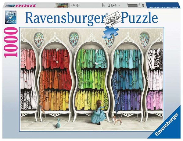 Ravensburger (14996) - "Fantastic Fashionista" - 1000 brikker puslespil