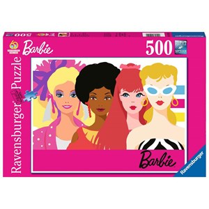 Ravensburger (15019) - "Barbie's 60th Anniversary" - 500 brikker puslespil