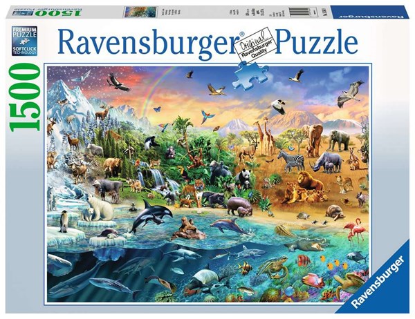 Ravensburger (16364) - "Our Wild World" - 1500 brikker puslespil
