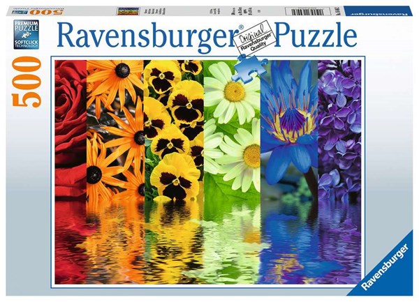 Ravensburger (16446) - "Floral Reflections" - 500 brikker puslespil