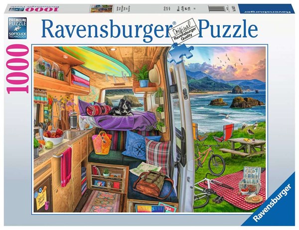 Ravensburger (16457) - "Rig Views" - 1000 brikker puslespil