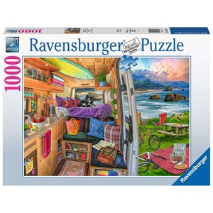 Ravensburger (16457) - "Rig Views" - 1000 brikker puslespil