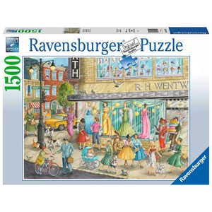 Ravensburger (16459) - "Sidewalk Fashion" - 1500 brikker puslespil