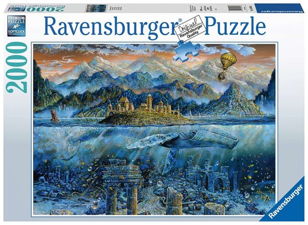 Ravensburger (16464) - "Wisdom Whale" - 2000 brikker puslespil