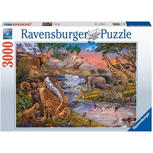 Ravensburger (16465) - "Animal Kingdom" - 3000 brikker puslespil