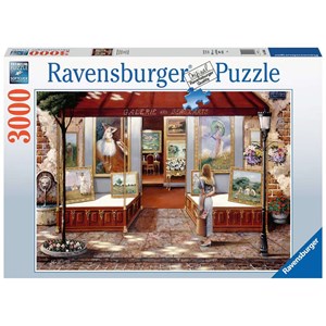 Ravensburger (16466) - "Gallery of Fine Art" - 3000 brikker puslespil