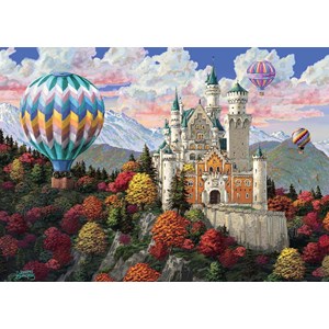 Ravensburger (19857) - "Neuschwanstein Daydream" - 1000 brikker puslespil