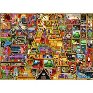 Ravensburger (19891) - "Awesome Alphabet "A"" - 1000 brikker puslespil