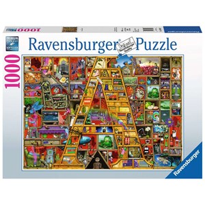 Ravensburger (19891) - "Awesome Alphabet "A"" - 1000 brikker puslespil