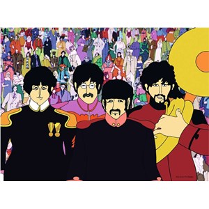 Ravensburger (19929) - "Beatles, Yellow Submarine" - 500 brikker puslespil