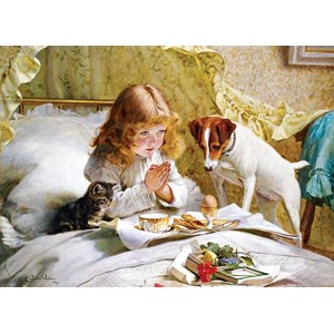 Eurographics (6000-5329) - Charles Burton Barber: "Suspense" - 1000 brikker puslespil