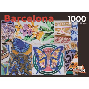 PuzzelMan (515) - "Barcelona" - 1000 brikker puslespil