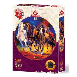 Art Puzzle (5004) - "Horses" - 570 brikker puslespil