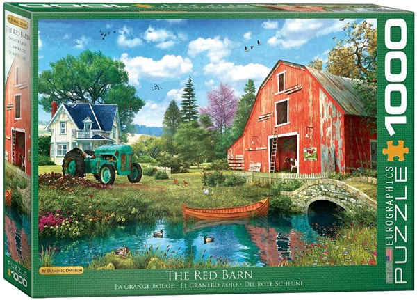 Eurographics (6000-5526) - Dominic Davison: "The Red Barn" - 1000 brikker puslespil