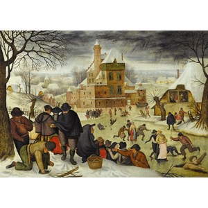 D-Toys (70005) - Pieter Brueghel the Elder: "Winter" - 1000 brikker puslespil