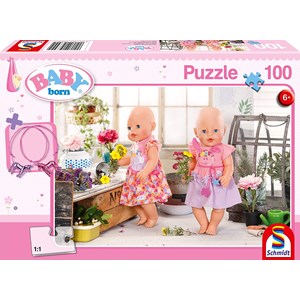 Schmidt Spiele (56300) - "Baby Born" - 100 brikker puslespil