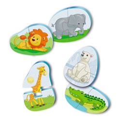 Ravensburger (04538) - "Zoo" - 2 brikker puslespil