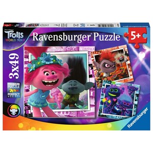 Ravensburger (5081) - "Trolls 2, World Tour" - 49 brikker puslespil