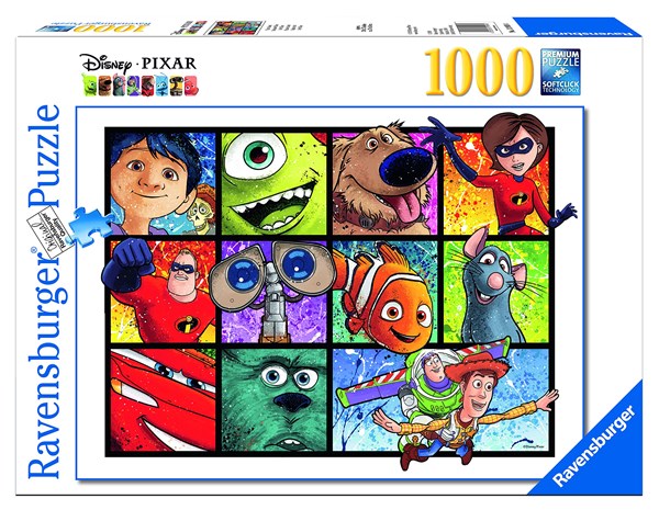Ravensburger (13993) - "Disney Pixar" - 1000 brikker puslespil