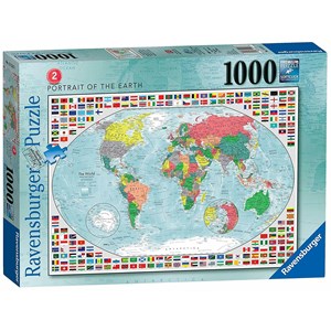 Ravensburger (15253) - "Portrait of The Earth" - 1000 brikker puslespil