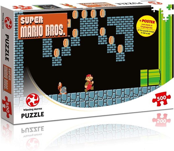Winning Moves Games (WIN11491) - "Super Mario Bros., Underground Adventures" - 500 brikker puslespil