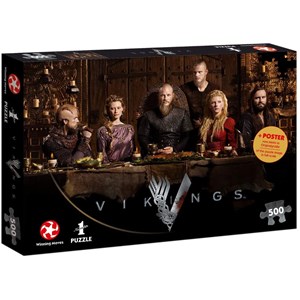 Winning Moves Games (WIN11507) - "Vikings" - 500 brikker puslespil
